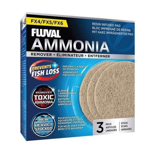 Fluval FX4/FX5/FX6 Ammonia Remover 3 Pack Aquatic Supplies Australia