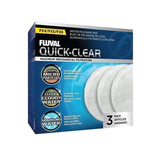 Fluval FX4/FX5/FX6 Quick-Clear Water Polishing Pad 3 Pack Aquatic Supplies Australia