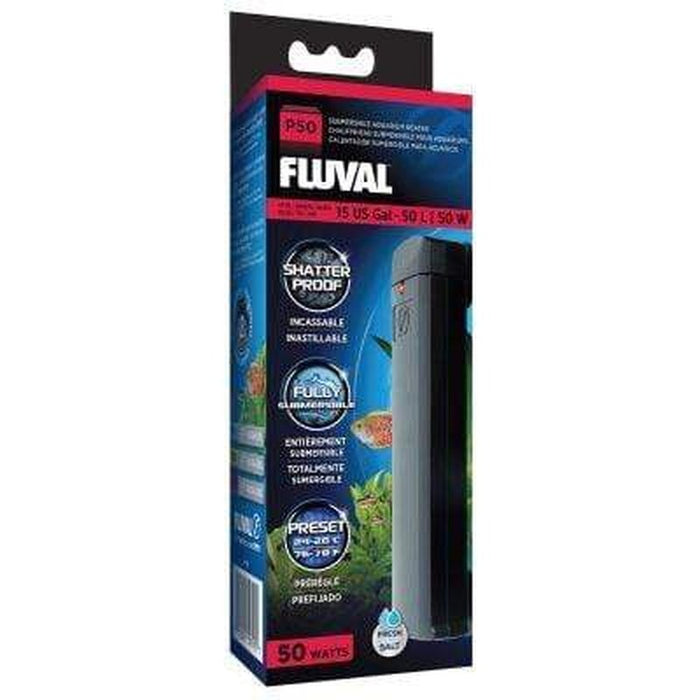 Fluval P50 Pre-set Submersible Heater 50W 15.5cm (50L) Aquatic Supplies Australia