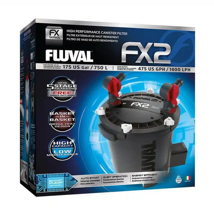 Fluval FX2 Canister Filter (1800L/h, 750L) Aquatic Supplies Australia