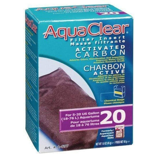 AquaClear 20 Activated Carbon 45g Aquatic Supplies Australia