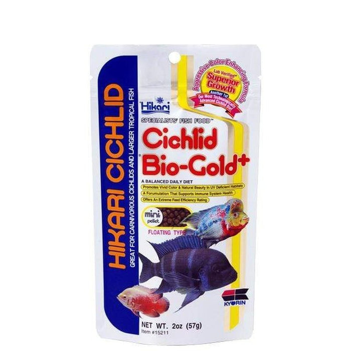 Hikari Cichlid Bio-Gold+ Mini Pellet 3.2-3.7mm Aquatic Supplies Australia