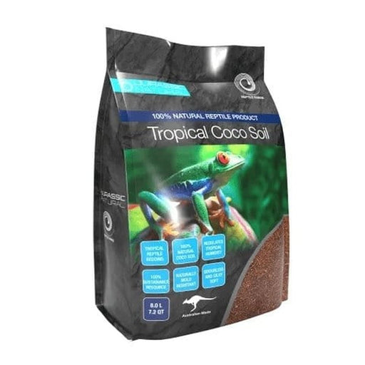 Jurassic Natural Tropical Coco Soil 8L Aquatic Supplies Australia