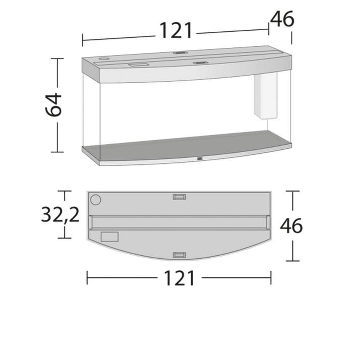 Juwel Vision 260 LED Aquarium (260L) Aquatic Supplies Australia