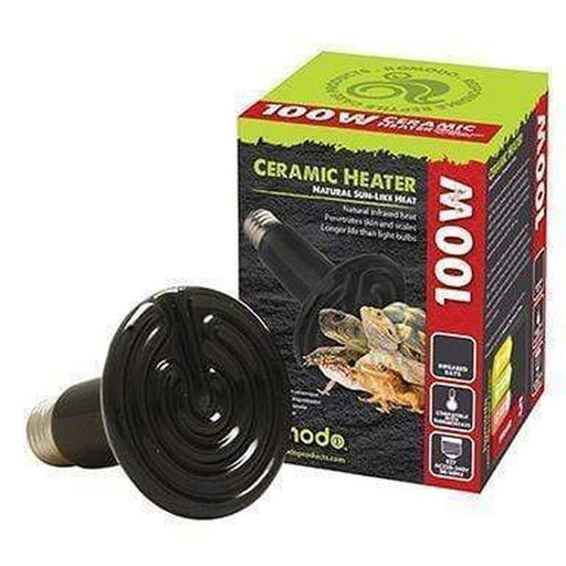 Komodo Ceramic Heat Emitter Black Aquatic Supplies Australia