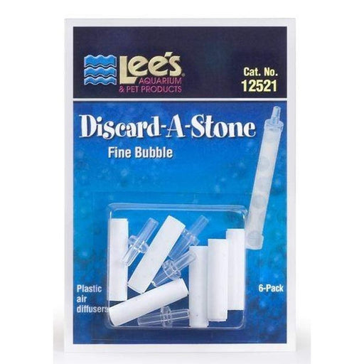 Lee's Discard-A-Stone Fine Bubble Air Stones 6 Pack Aquatic Supplies Australia