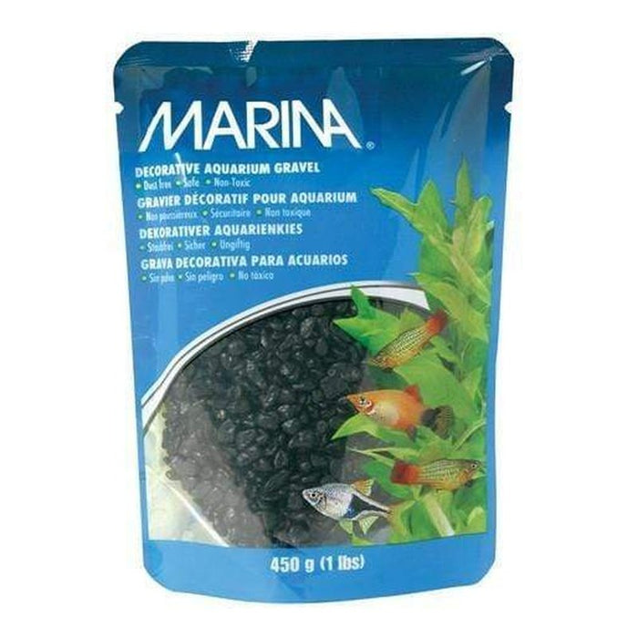 Marina Decorative Aquarium Gravel Black 4-6mm Aquatic Supplies Australia