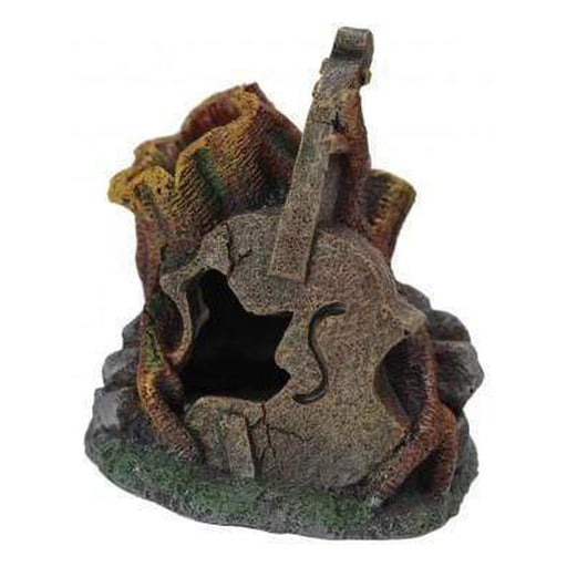 Neptune Wombat Hole with Tree Trunk Small 12 x 11 x 9cm Aquatic Supplies Australia