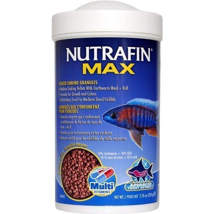Nutrafin Max Cichlid Granules Aquatic Supplies Australia