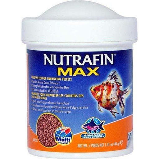 Nutrafin Max Goldfish Colour Enhancing Pellets Aquatic Supplies Australia