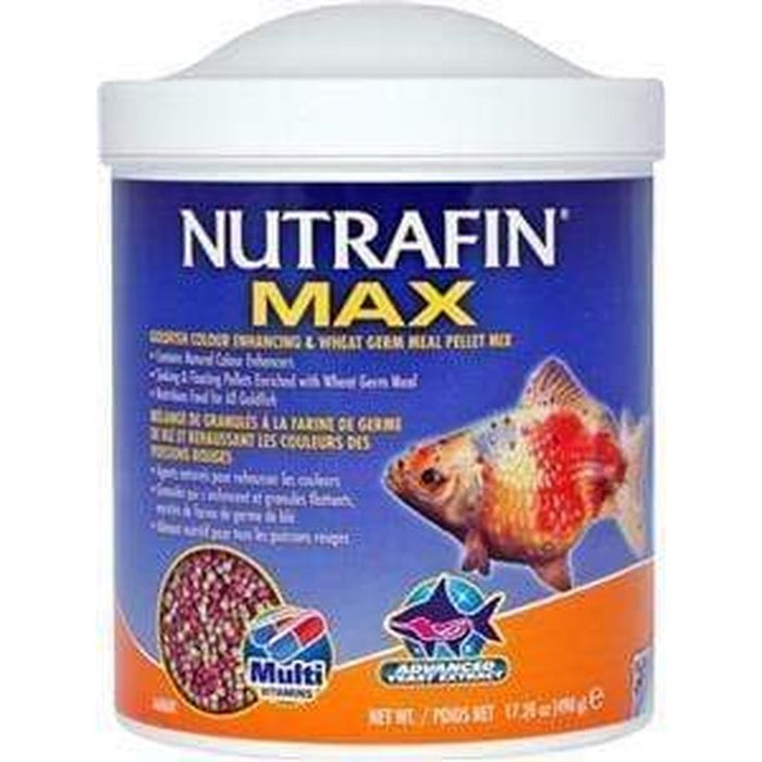 Nutrafin Max Goldfish Colour Enhancing & Wheat Germ Meal Pellet Mix Aquatic Supplies Australia