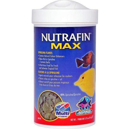 Nutrafin Max Spirulina Flakes Aquatic Supplies Australia