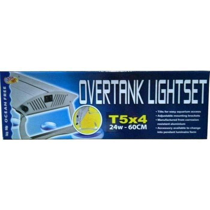 Ocean Free T5 Quad Tube Unit 60cm (4 x 24W) Aquatic Supplies Australia