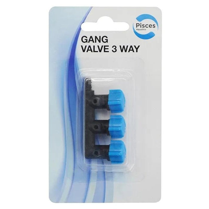 Pisces Airline Gang Valve 3 Way Aquatic Supplies Australia