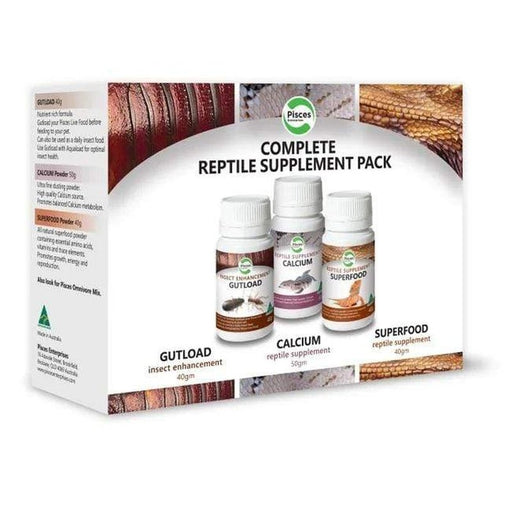 Pisces Complete Reptile Supplement Pack Aquatic Supplies Australia