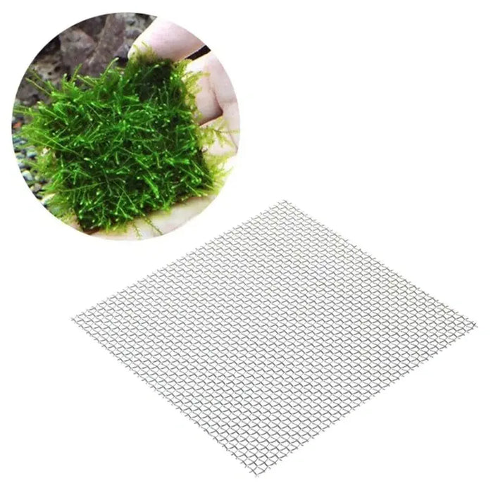 ASA Stainless Steel Mesh Moss Plate 8 x 8cm Aquatic Supplies Australia