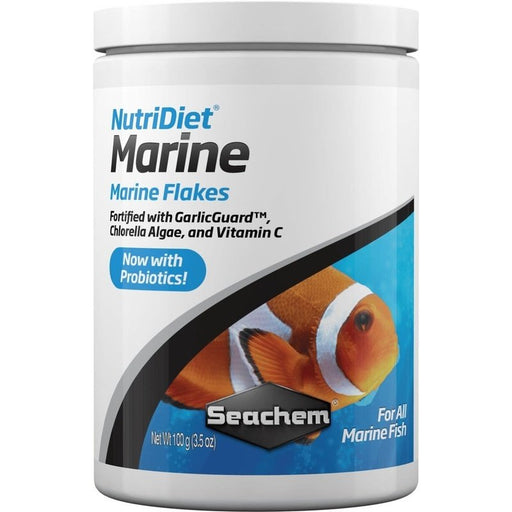 Seachem NutriDiet Marine Flakes with Probiotics Aquatic Supplies Australia