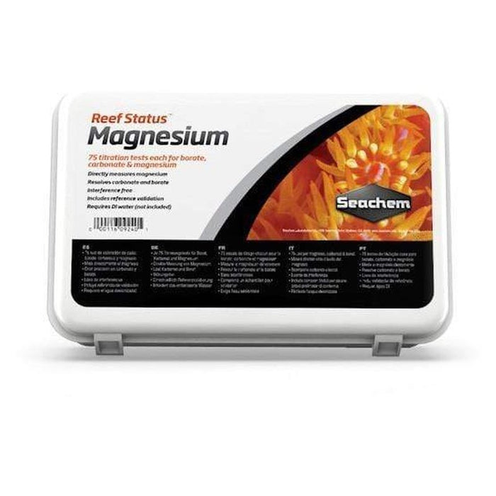 Seachem Reef Status Magnesium, Carbonate & Borate Test Kit Aquatic Supplies Australia