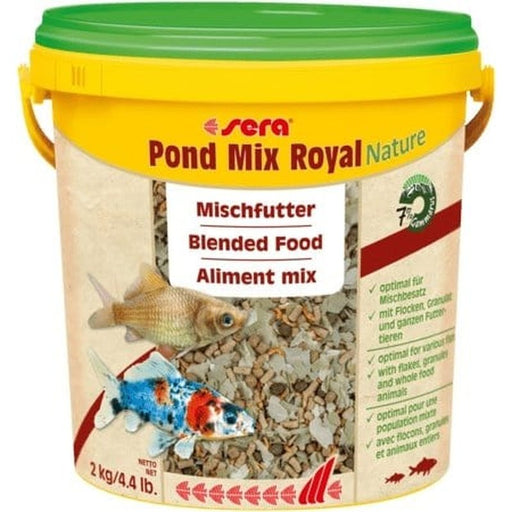 Sera Pond Mix Royal Nature 10L 2kg Aquatic Supplies Australia