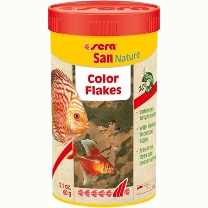 Sera San Nature Colour Flakes Aquatic Supplies Australia