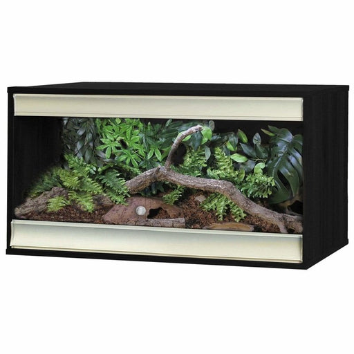 VivExotic Viva+ Terrestrial Vivarium Medium Black 86.2 x 50 x 49cm Aquatic Supplies Australia