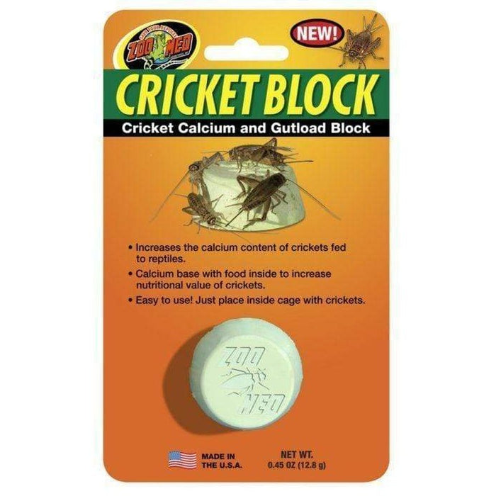 Zoo Med Cricket Block - Cricket Calcium and Gutload Block Aquatic Supplies Australia