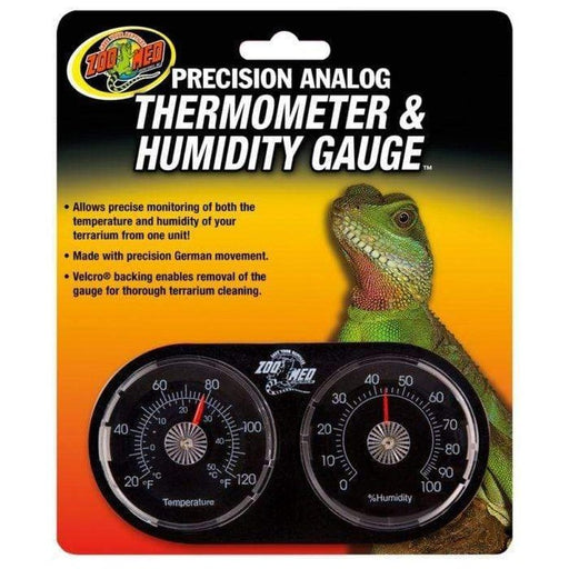 Zoo Med Dual Thermometer/Humidity Gauge Aquatic Supplies Australia