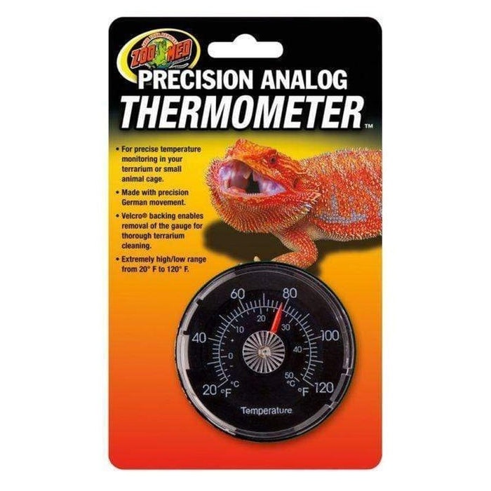 Zoo Med Precision Analog Thermometer Aquatic Supplies Australia