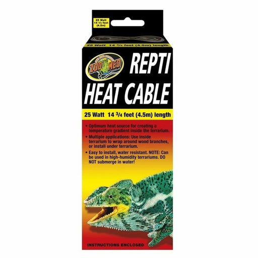 Zoo Med Repti Heat Cable 25W 4.5m Aquatic Supplies Australia