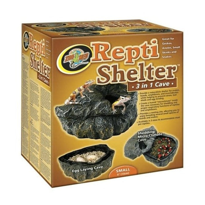 Zoo Med Repti Shelter 3-in-1 Cave Small Aquatic Supplies Australia